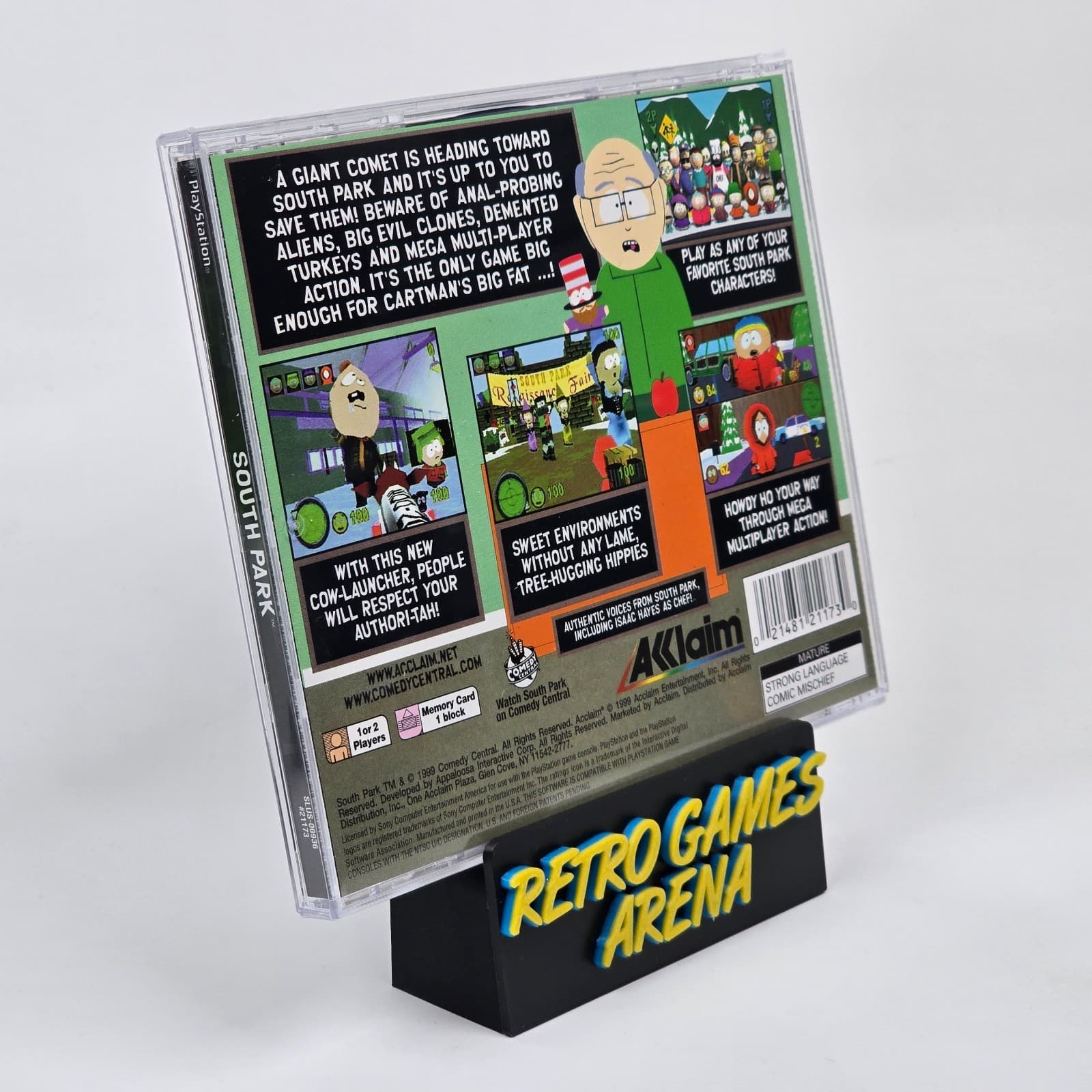 💿REFURBISHED South Park (PlayStation 1 PS1) CIB COMPLETE💿 - Thumbnail 4