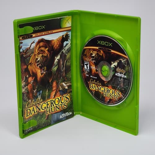 Cabela's Dangerous Hunts (Original Xbox) Black Label CIB COMPLETE & TESTED - Thumbnail 2