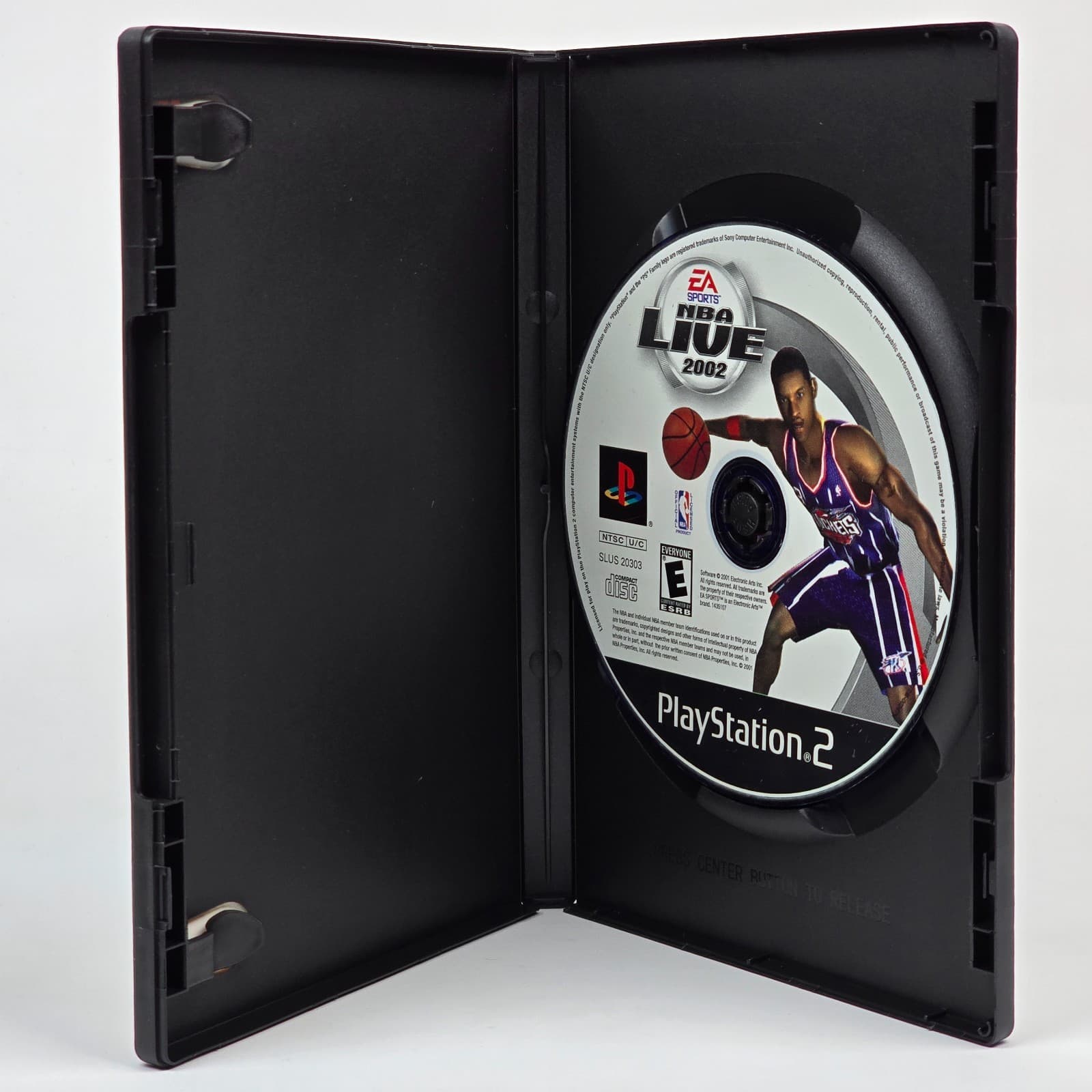 NBA Live 2002 (PlayStation 2 PS2) Case & Disc - Thumbnail 2