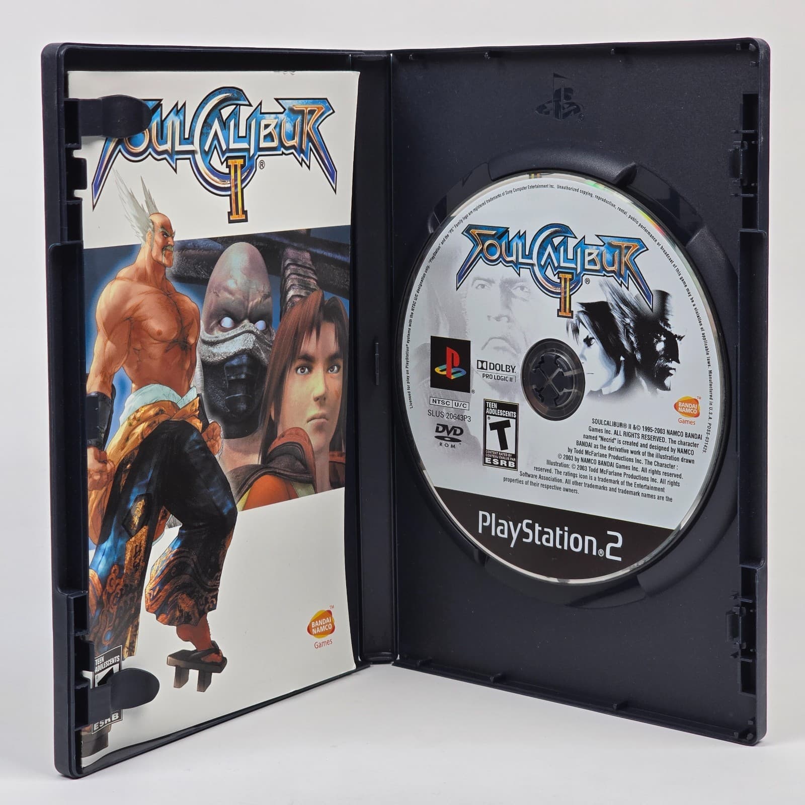 Soul Calibur II 2 (PlayStation 2 PS2) Black Label CIB COMPLETE - Thumbnail 2