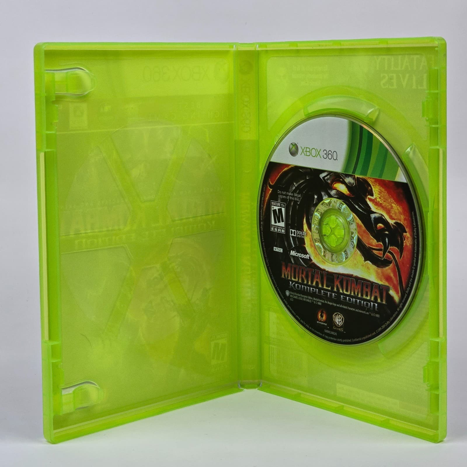 Mortal Kombat: Komplete Edition (Xbox 360) Case & Disc - Thumbnail 2