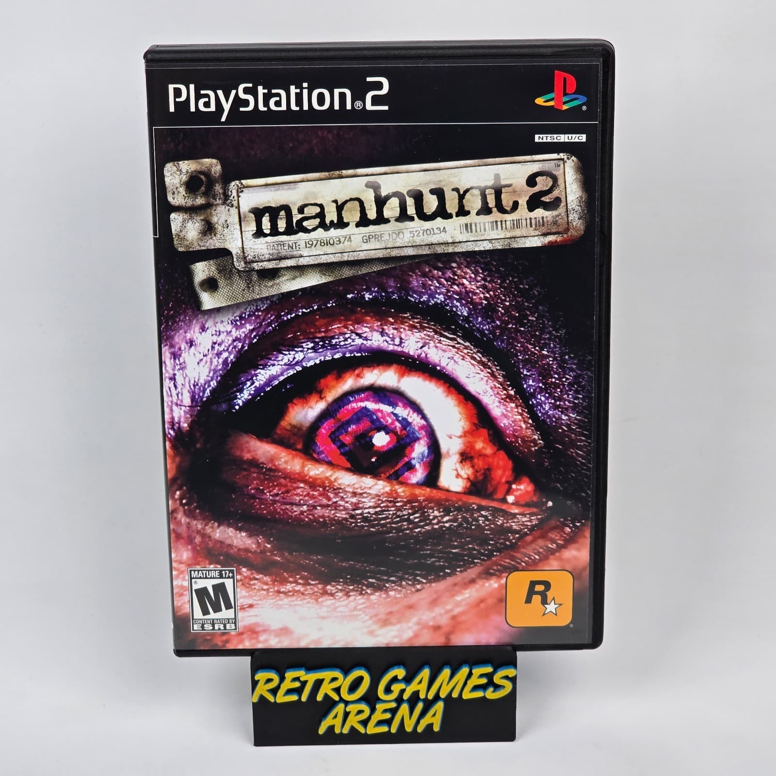 Manhunt 2 (PlayStation 2 PS2) CIB COMPLETE (Disc Front Scratched)