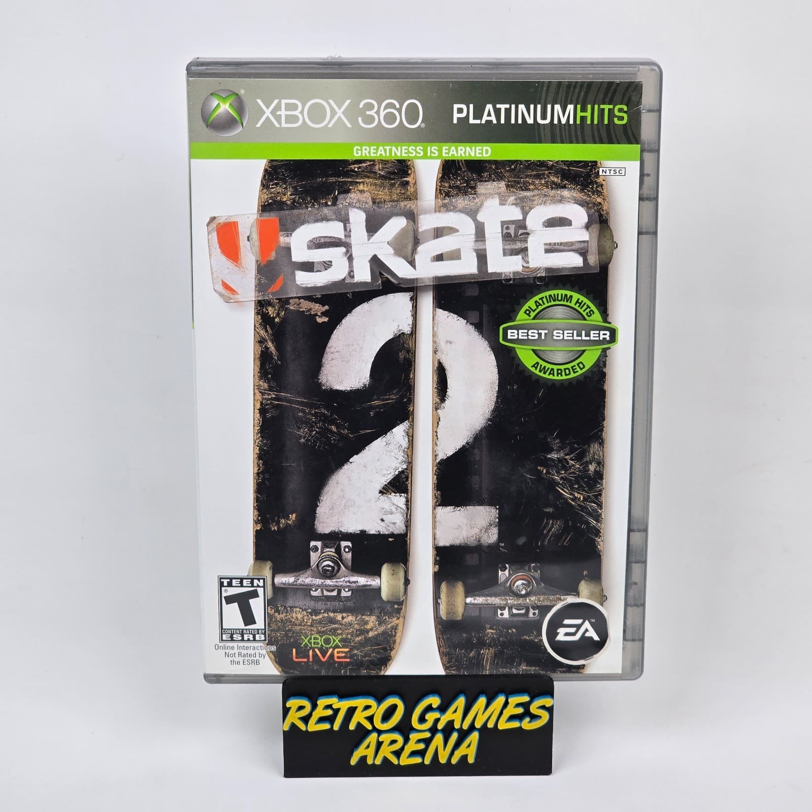 Skate 2 (Xbox 360) Platinum Hits Case & Disc