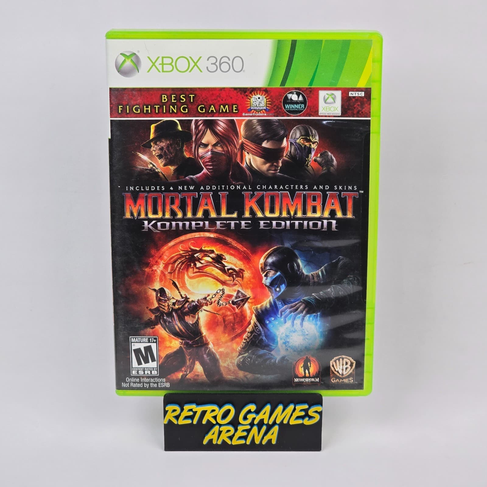 Mortal Kombat: Komplete Edition (Xbox 360) Case & Disc