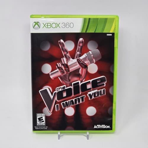 The Voice: I Want You (Xbox 360) Case & Disc TESTED