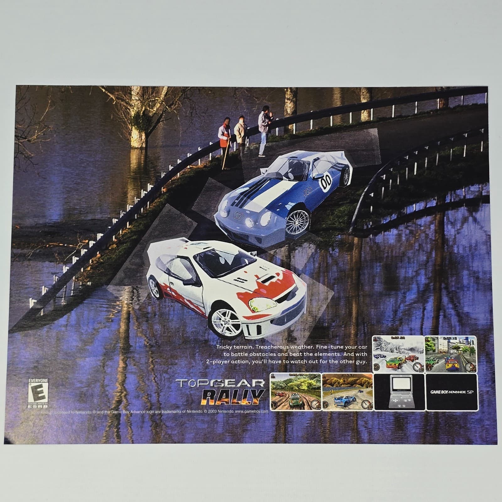 Top Gear Rally Nintendo GameBoy Advance SP Terrain Print Ad/Poster Promo Art