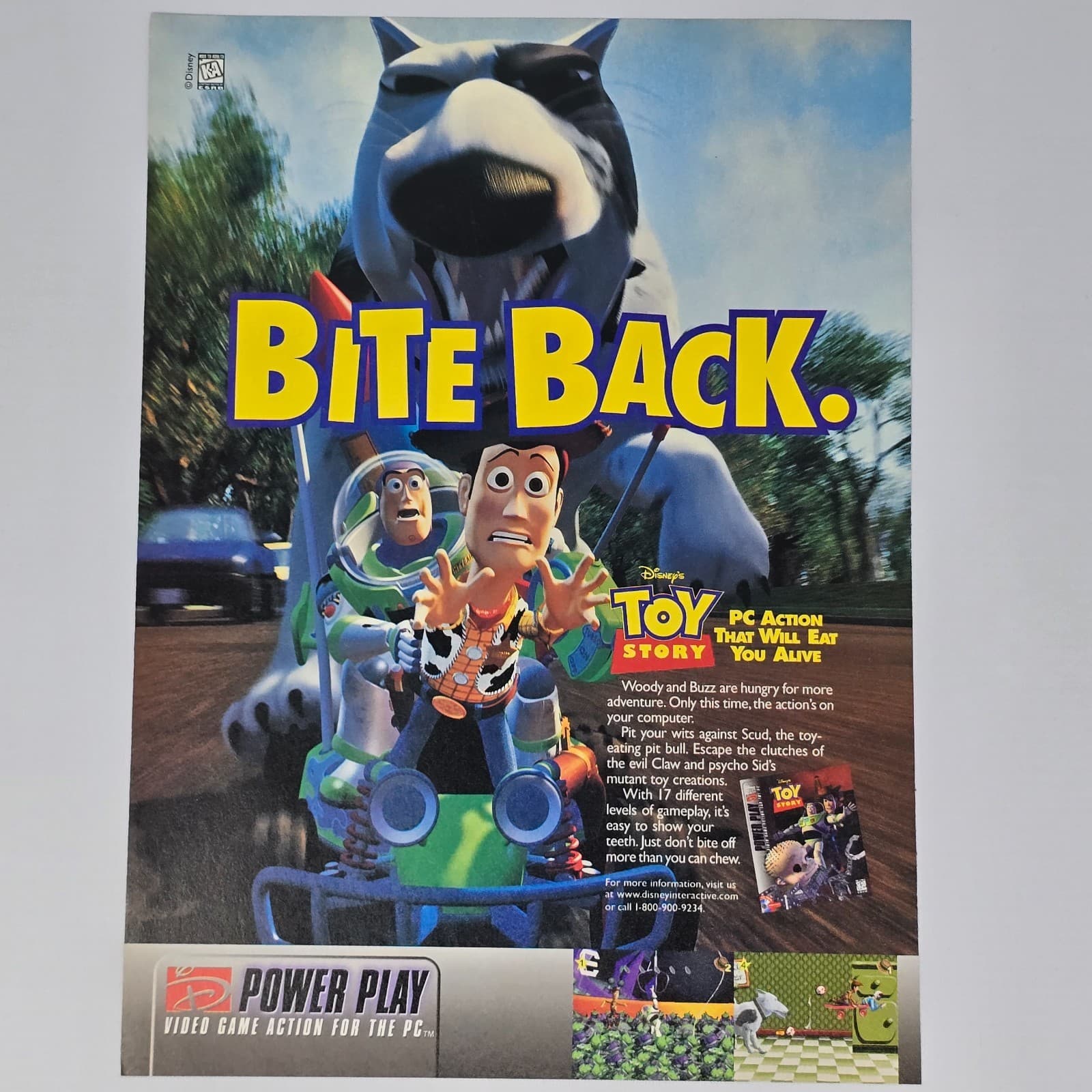Toy Story PC Bite Back Print Ad/Poster Promo Art