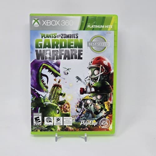Plants Vs Zombies: Garden Warfare (Xbox 360) Platinum Hits Case & Disc TESTED