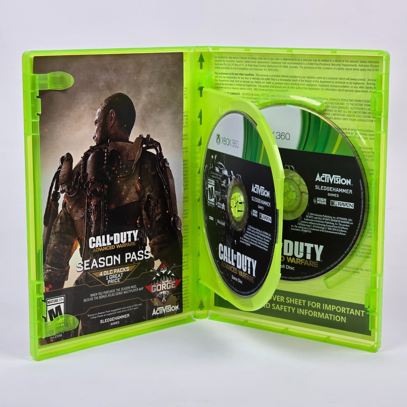 Call of Duty: Advanced Warfare - Gold Edition (Xbox 360) CIB COMPLETE - Thumbnail 2