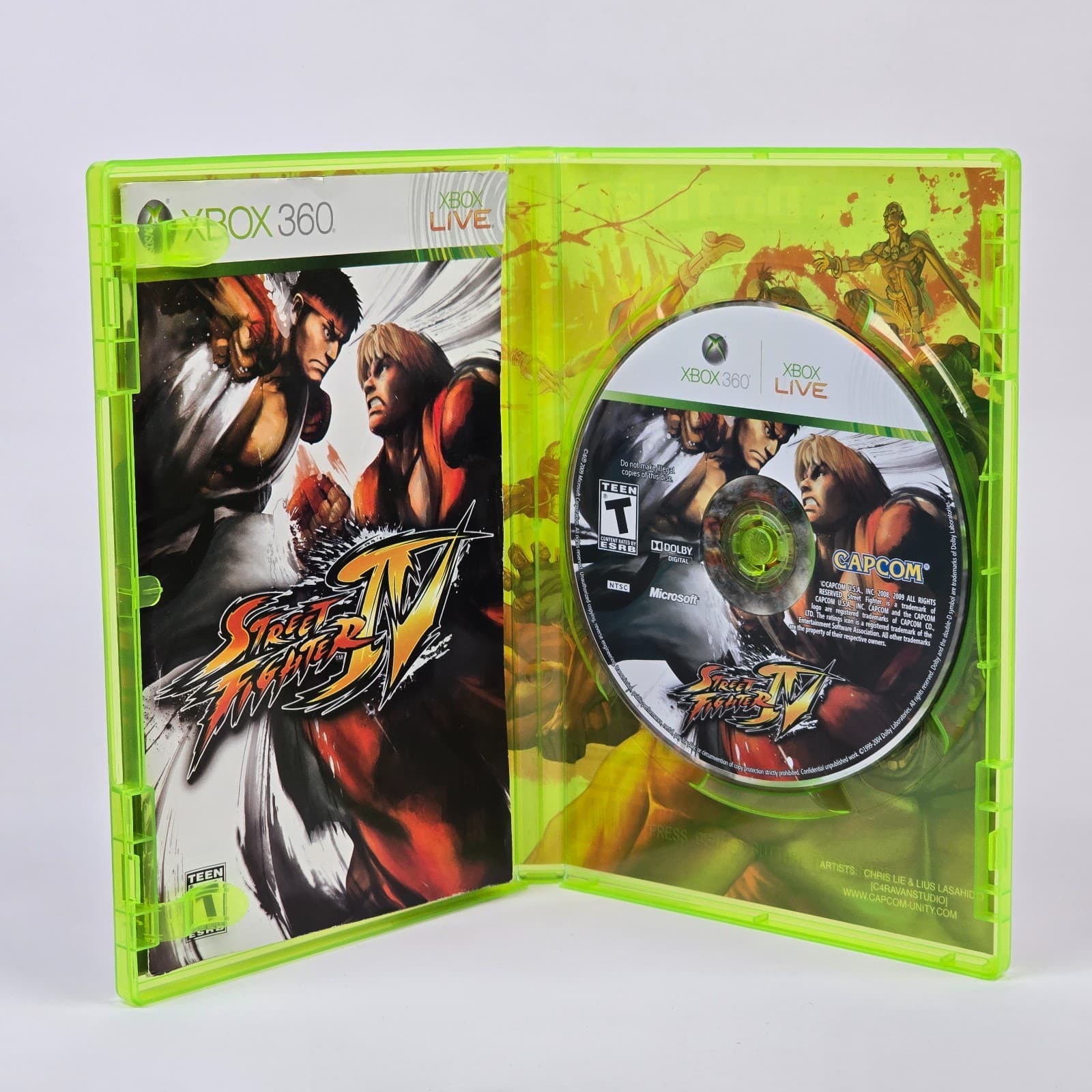 Street Fighter IV 4 (Xbox 360) CIB COMPLETE - Thumbnail 2