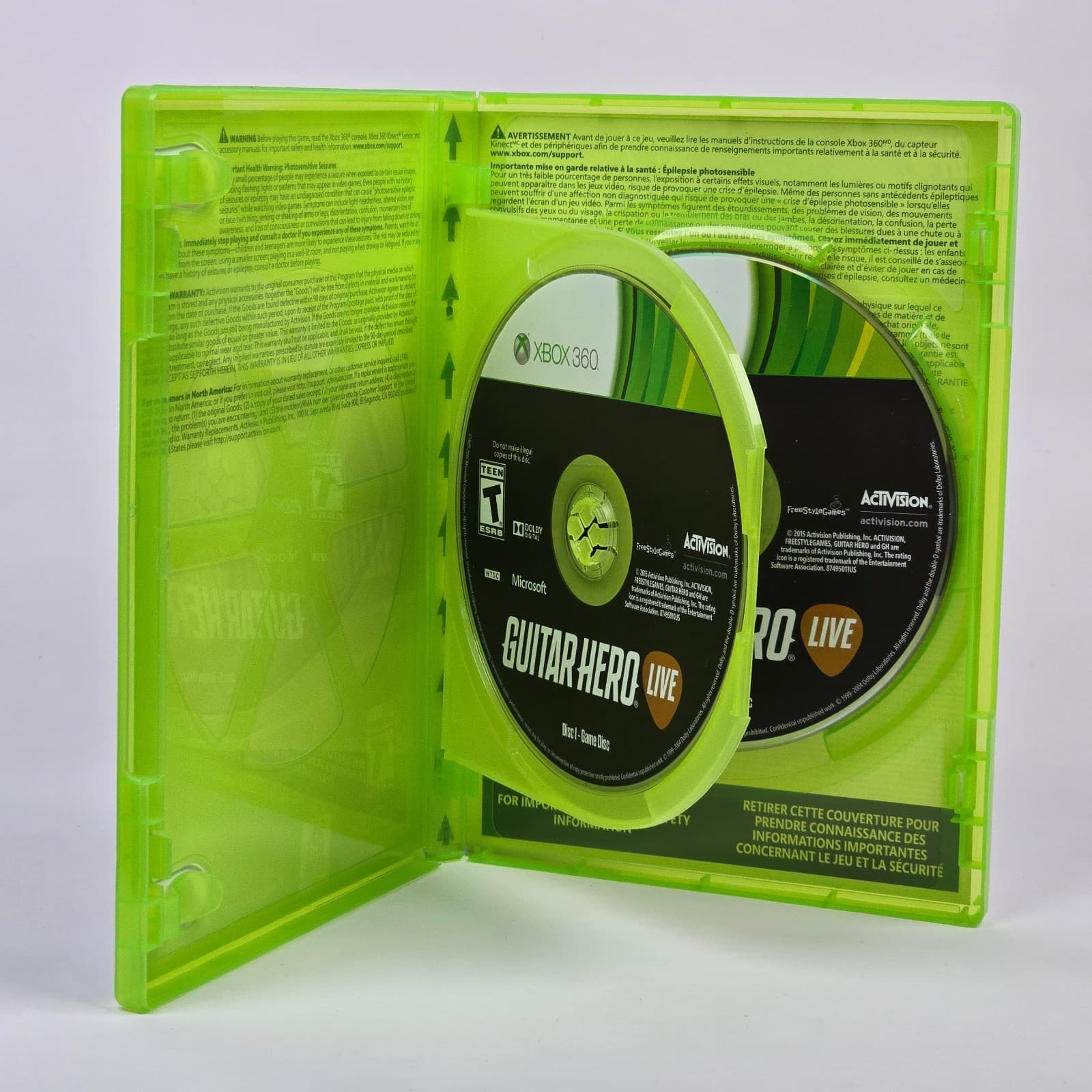 Guitar Hero Live (Xbox 360) CIB COMPLETE (No USB Dongle) - Thumbnail 2