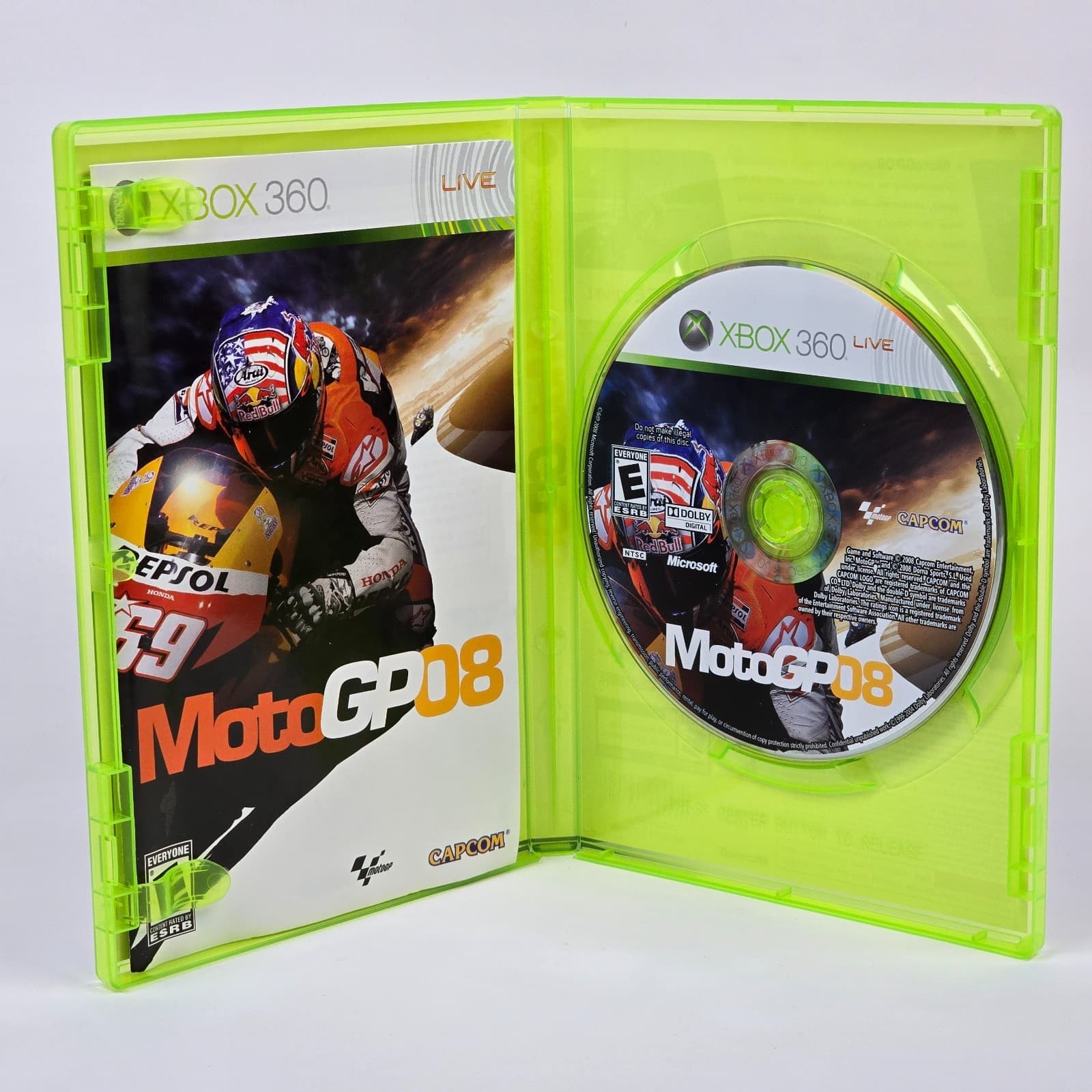 MotoGP 08 (Xbox 360) CIB COMPLETE - Thumbnail 2