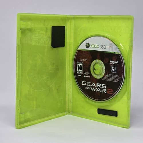 Gears of War 2 (Xbox 360) White Label Case & Disc TESTED - Thumbnail 2
