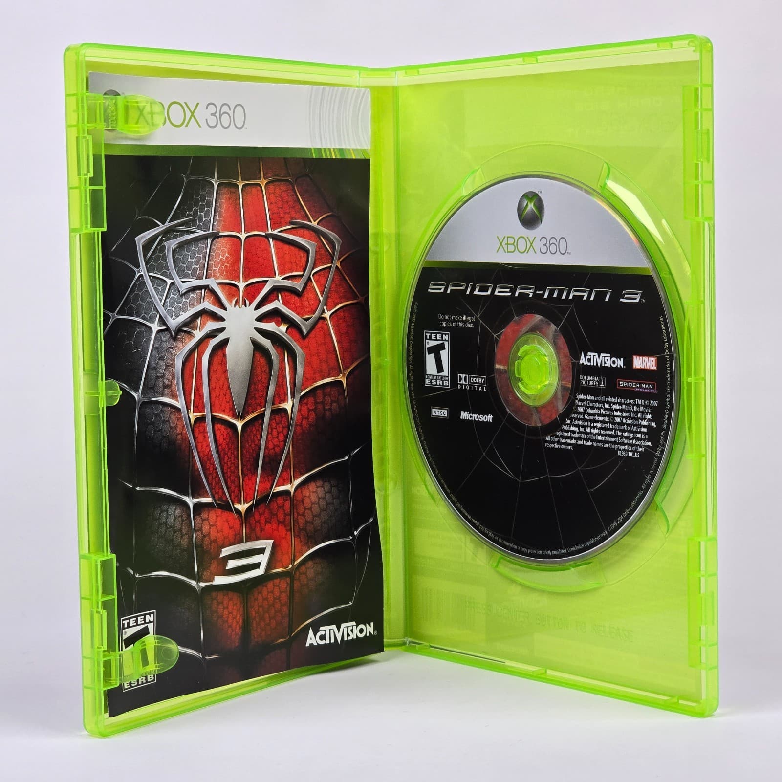 Spider-Man 3 (Xbox 360) CIB COMPLETE - Thumbnail 2