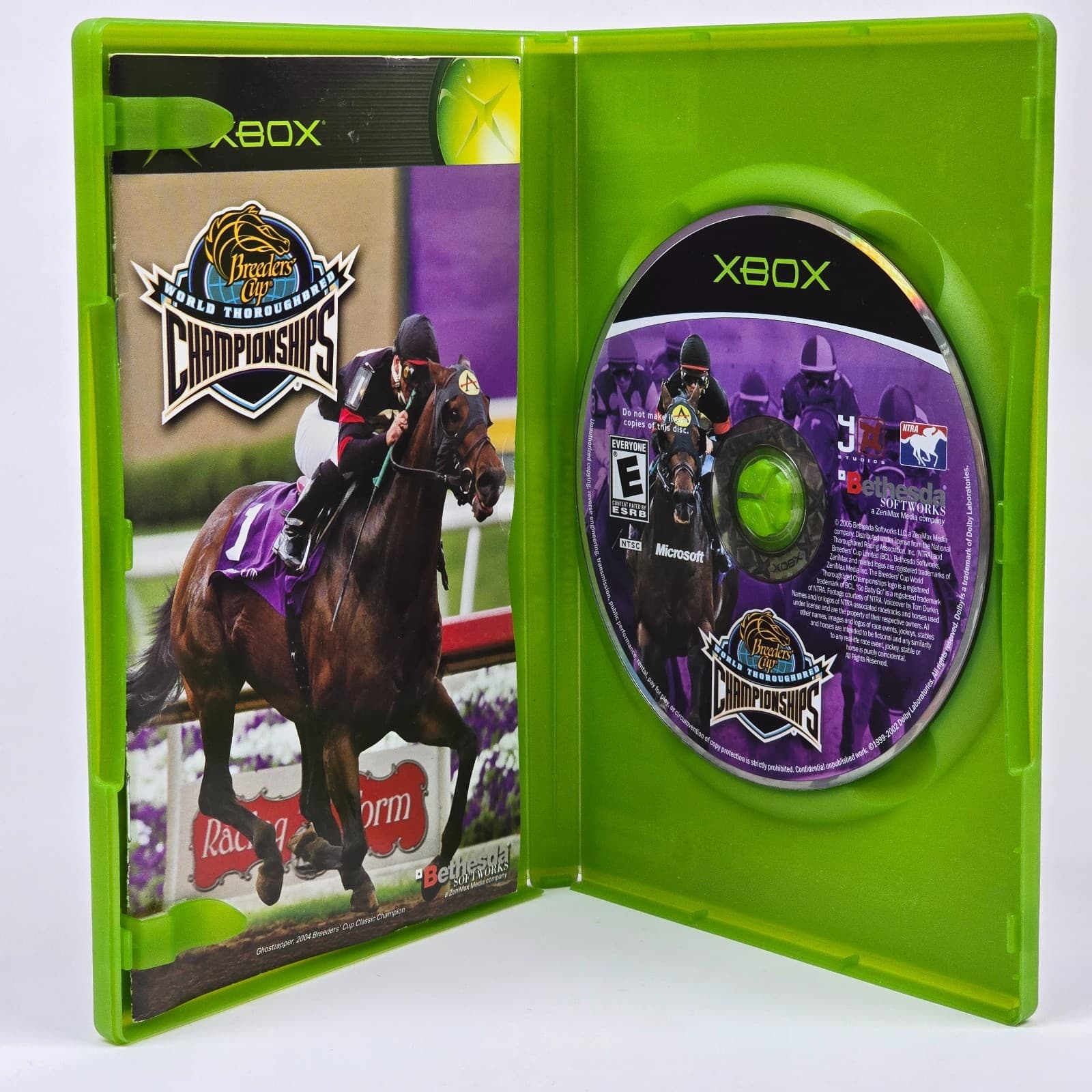 Breeders Cup World Thoroughbred Championships (Original Xbox) CIB COMPLETE - Thumbnail 2