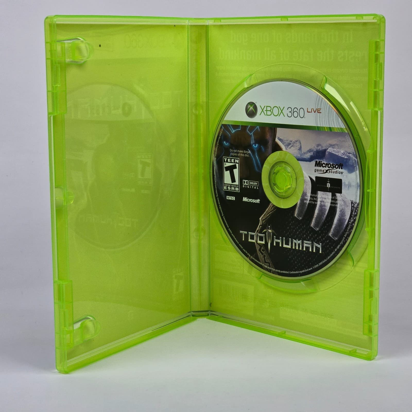 Too Human (Xbox 360) Case & Disc - Thumbnail 2