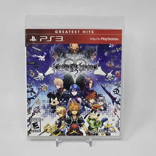 Kingdom Hearts HD 2.5 ReMIX (PlayStation 3 PS3) Greatest Hits Case & Disc TESTED
