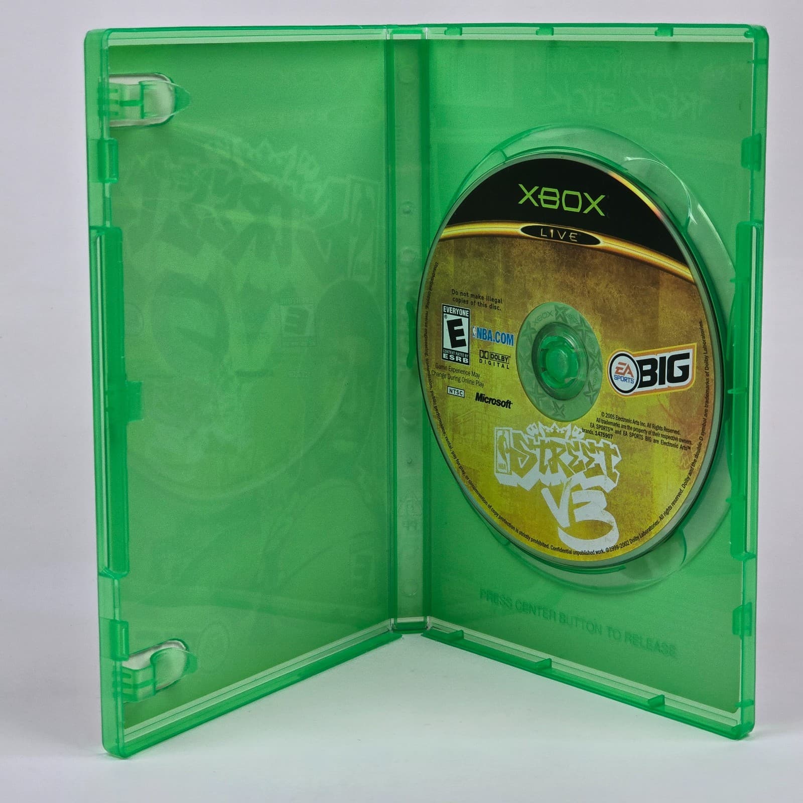 NBA Street V3 Volume Vol 3 (Original Xbox) Case & Disc - Thumbnail 2