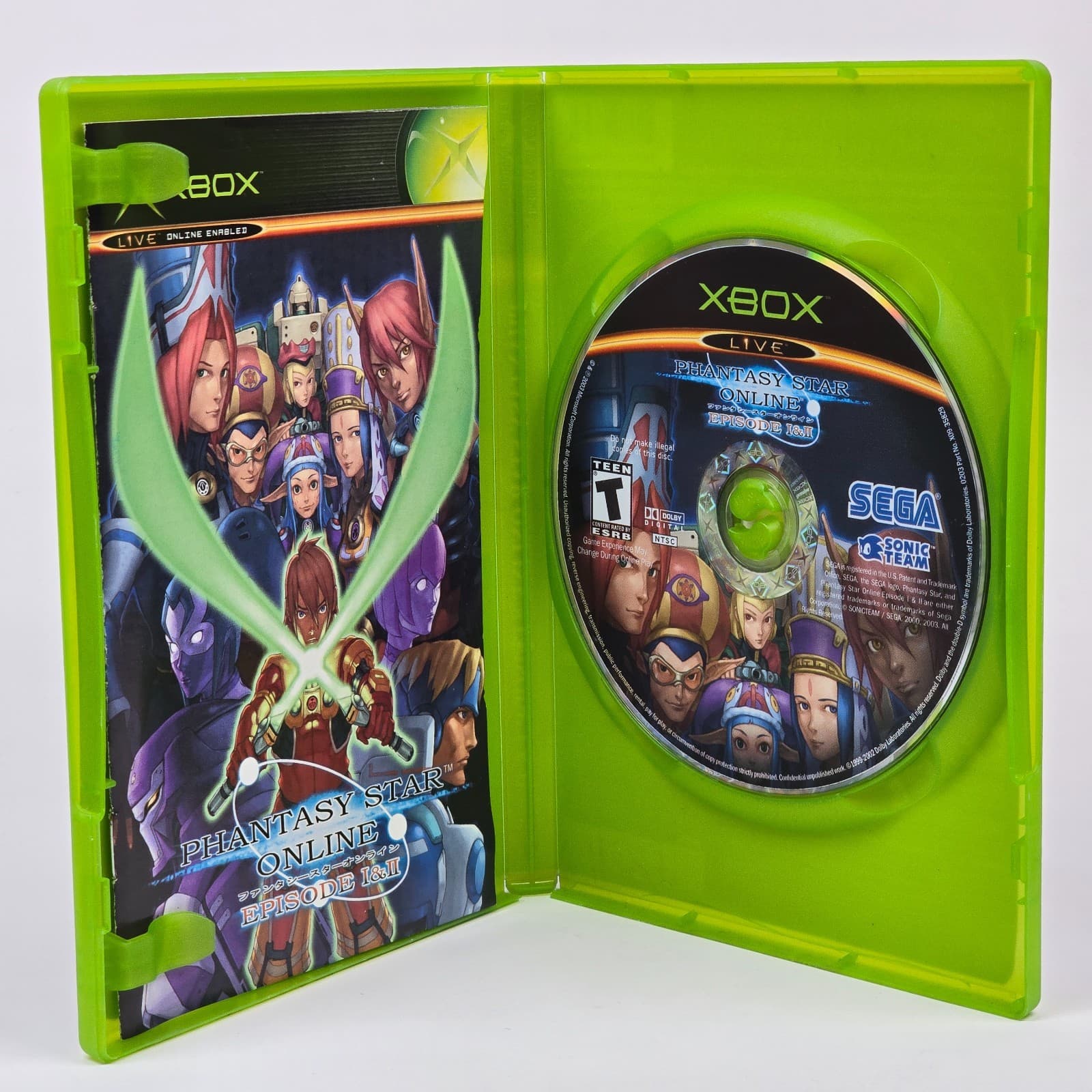 Phantasy Star Online: Episode I & II (Original Xbox) CIB COMPLETE - Thumbnail 2