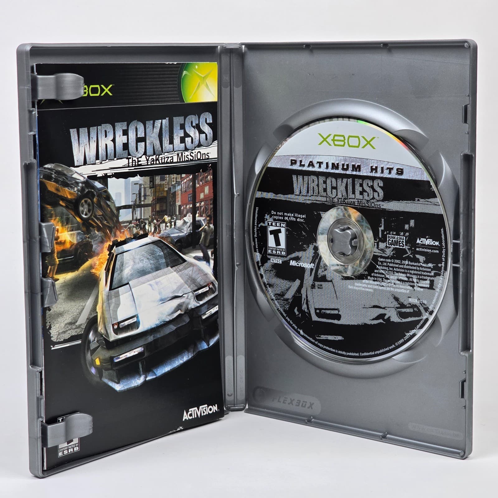 Wreckless: The Yakuza Missions (Original Xbox) Platinum Hits CIB COMPLETE - Thumbnail 2