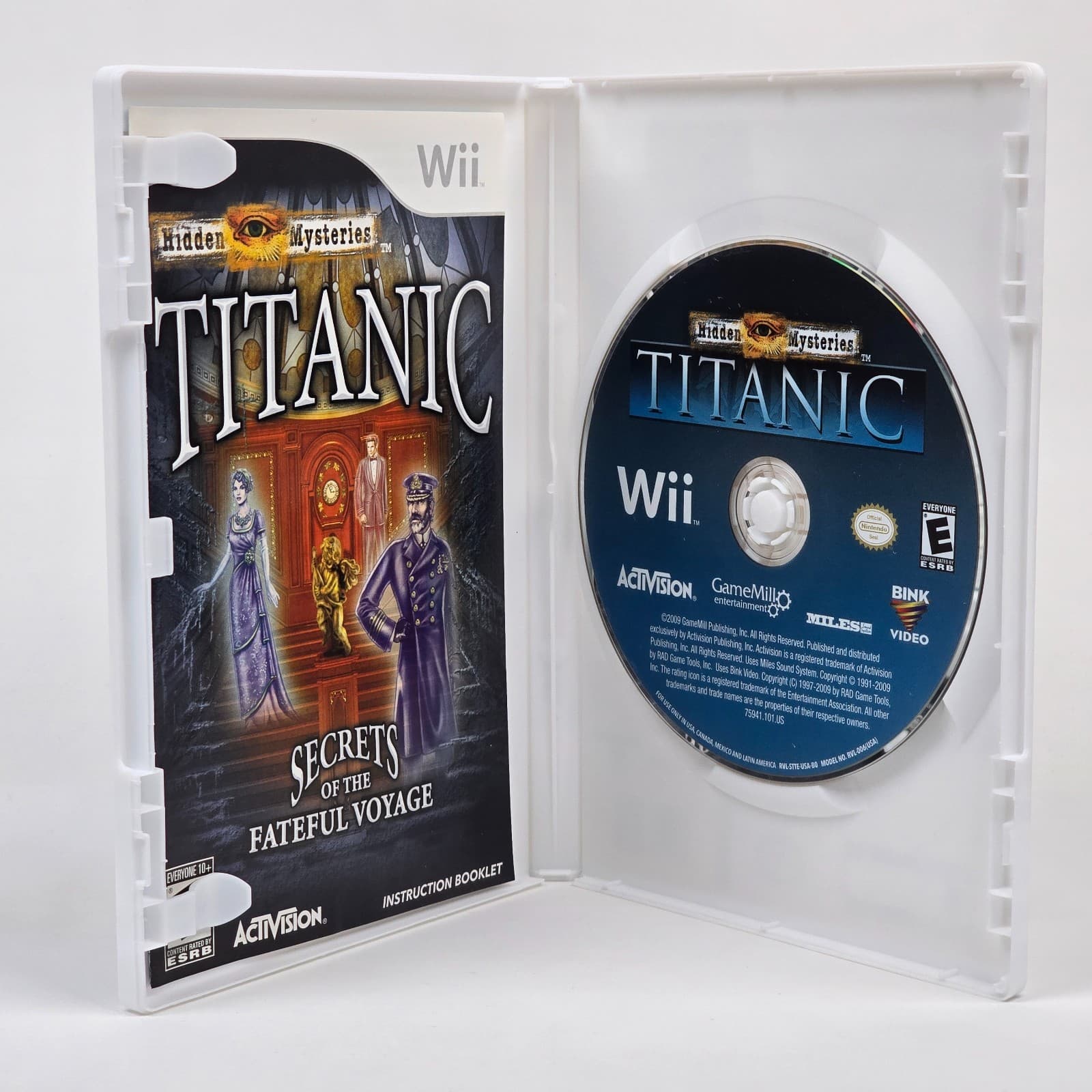 Hidden Mysteries: Titanic (Nintendo Wii) CIB COMPLETE - Thumbnail 2