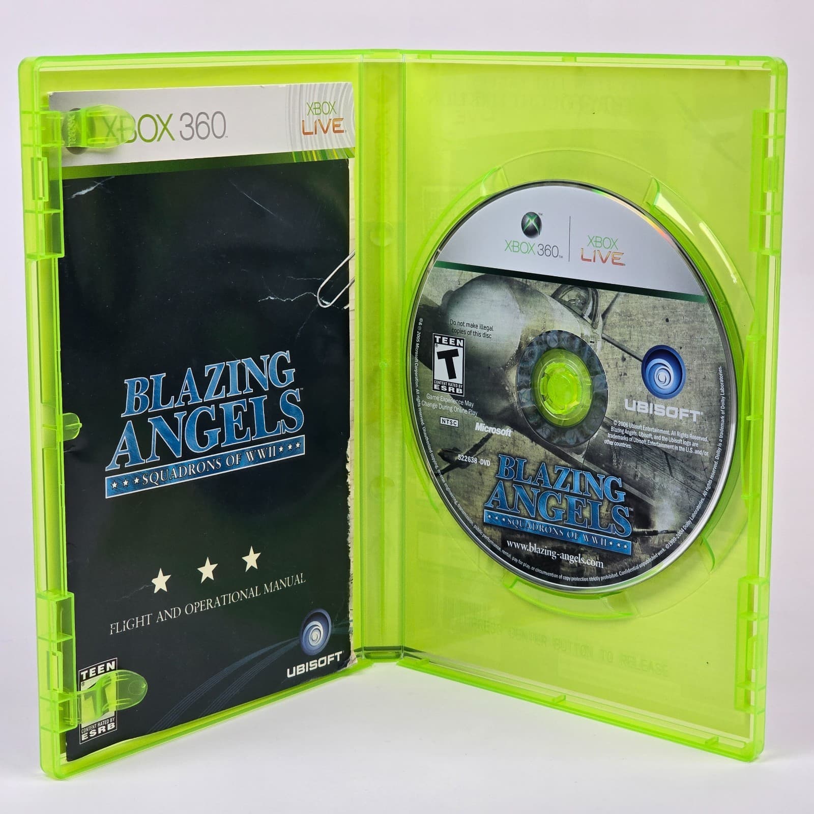 Blazing Angels: Squadrons of WWII (Xbox 360) CIB COMPLETE - Thumbnail 2