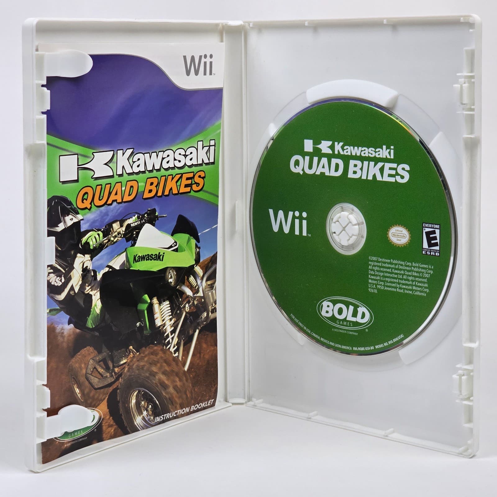 Kawasaki Quad Bikes (Nintendo Wii) CIB COMPLETE - Thumbnail 2