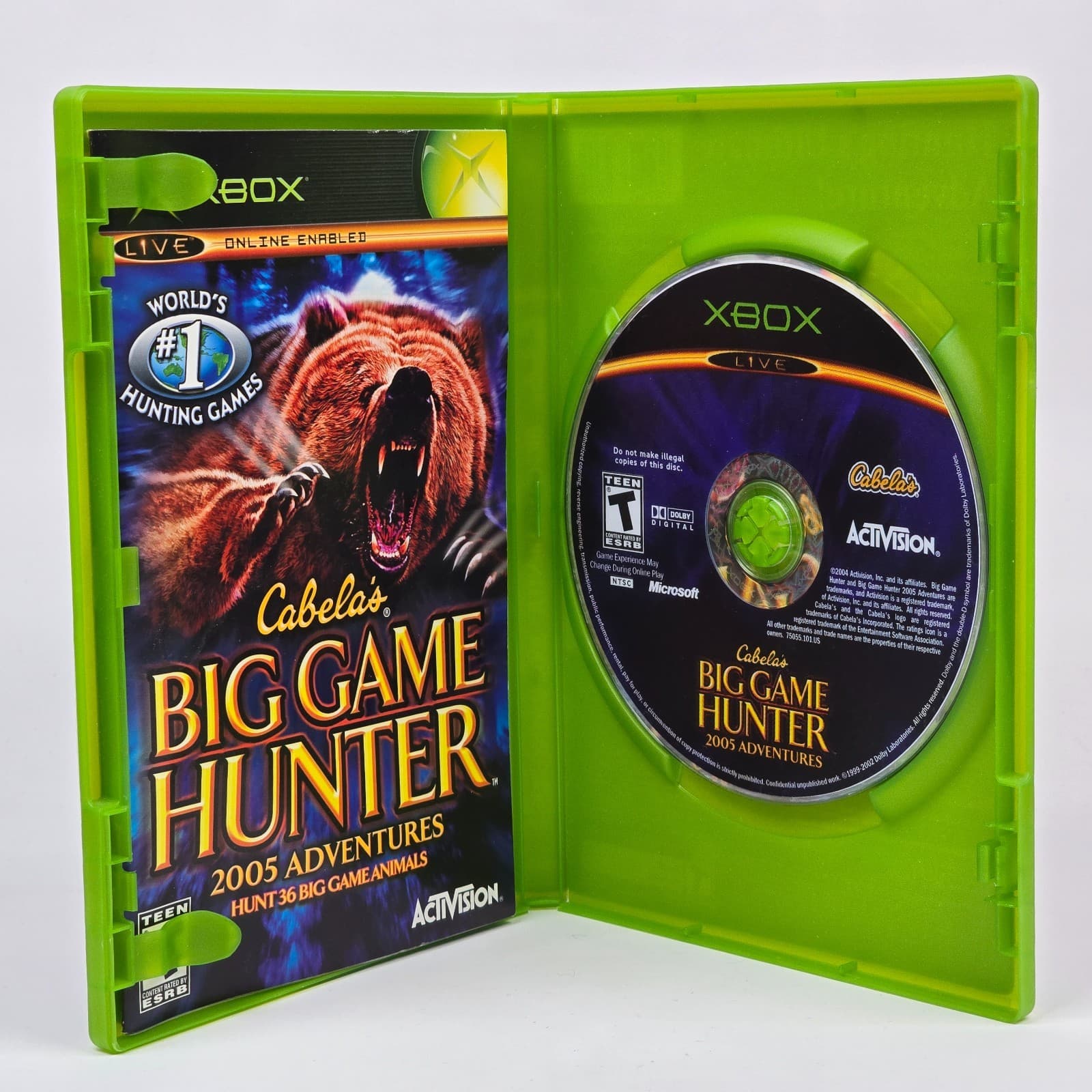 Cabela's Big Game Hunter: 2005 Adventures (Original Xbox) CIB COMPLETE & TESTED - Thumbnail 2
