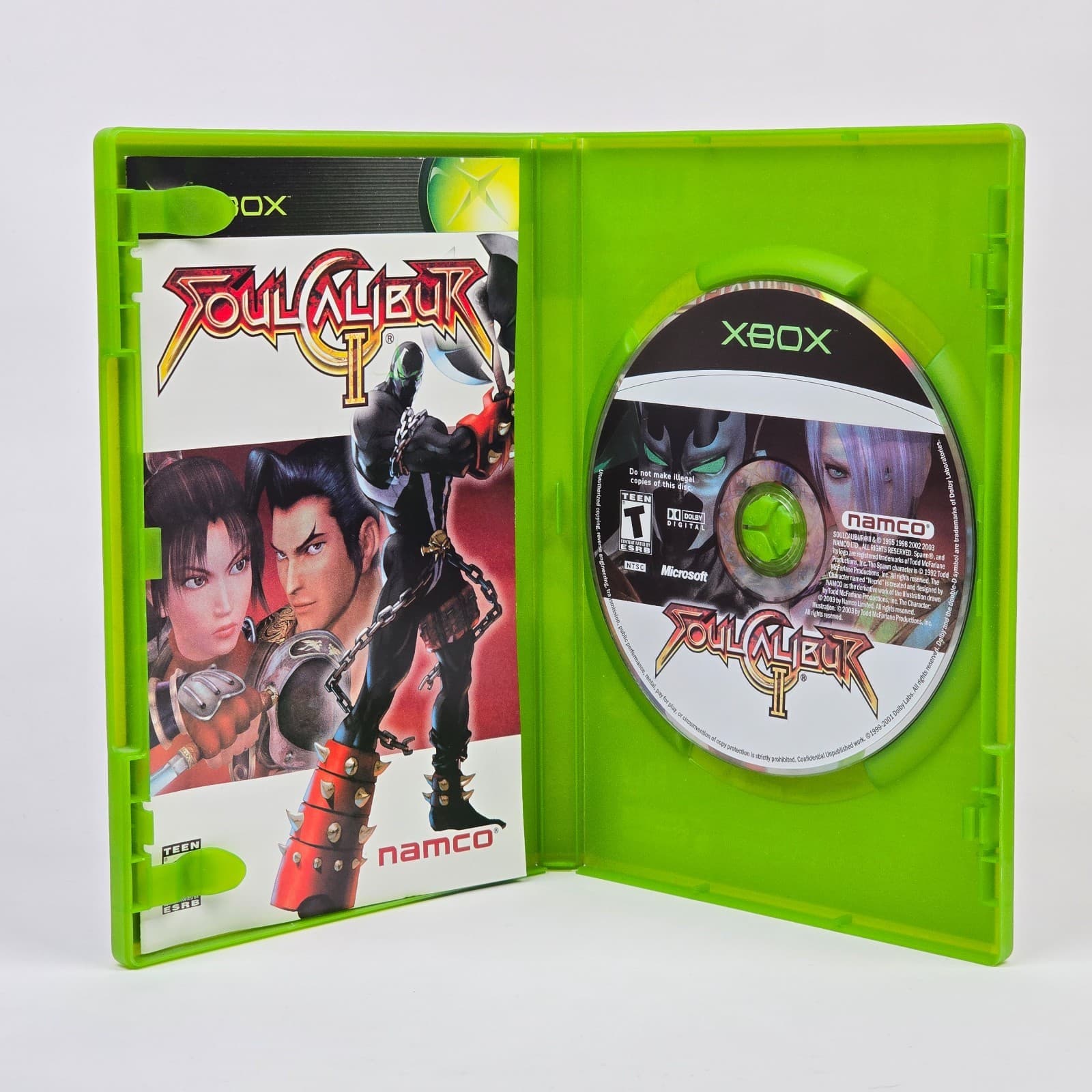 Soul Calibur II 2 (Original Xbox) Black Label CIB COMPLETE & TESTED - Thumbnail 2