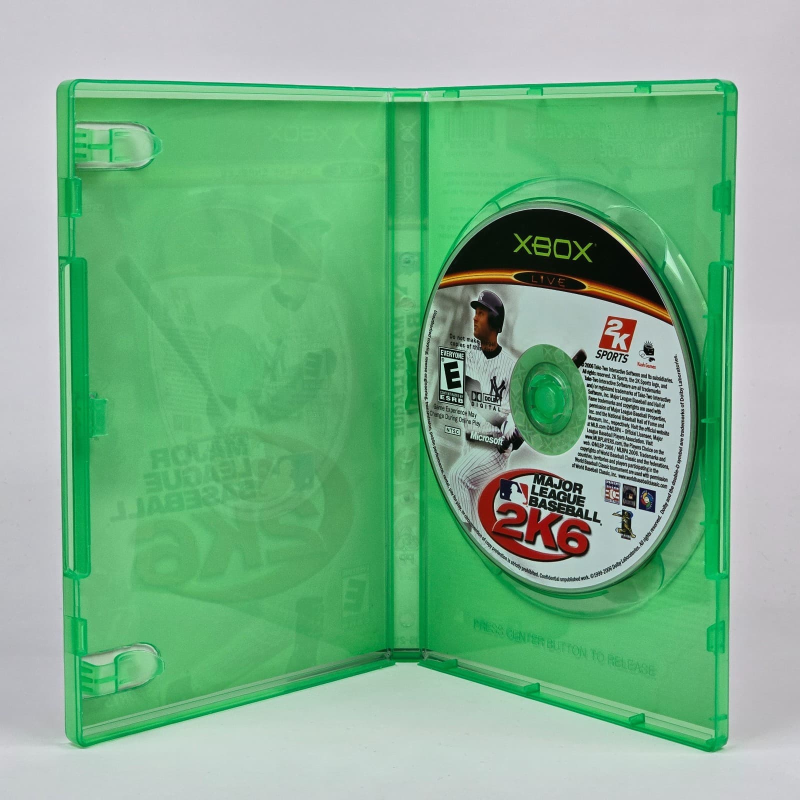 Major League Baseball MLB 2K6 (Original Xbox) Case & Disc TESTED - Thumbnail 2