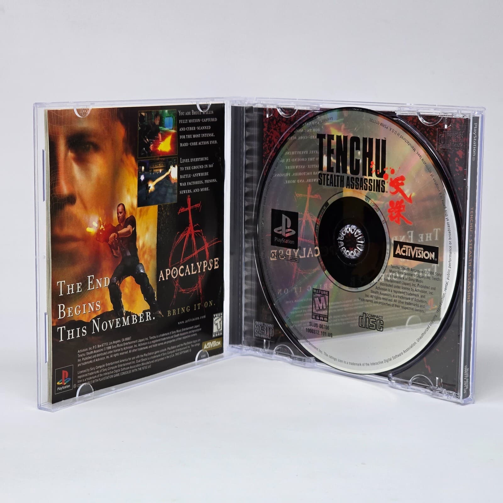 Tenchu: Stealth Assassins (PlayStation 1 PS1) Black Label CIB COMPLETE & TESTED - Thumbnail 2