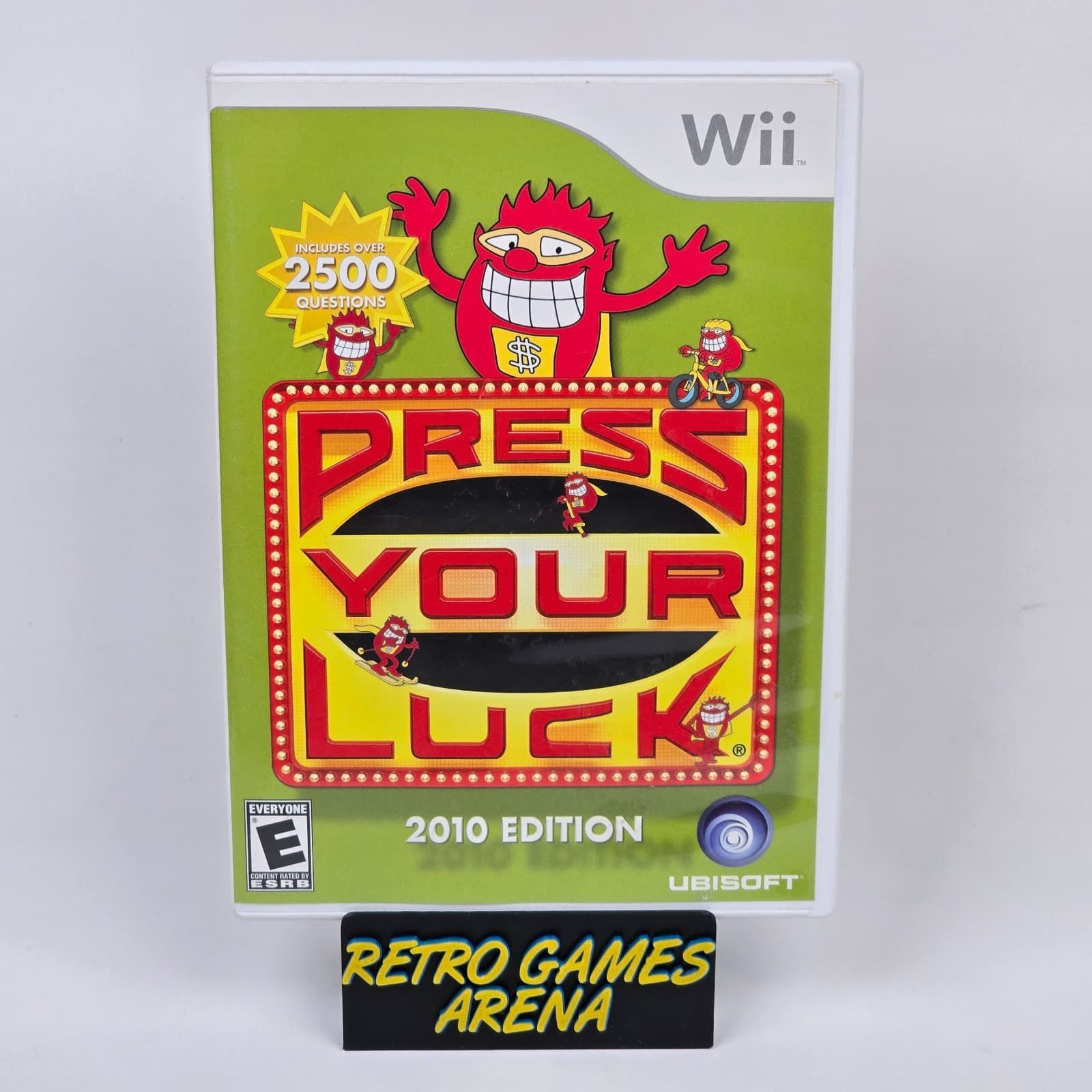 Press Your Luck: 2010 Edition (Nintendo Wii) Case & Disc