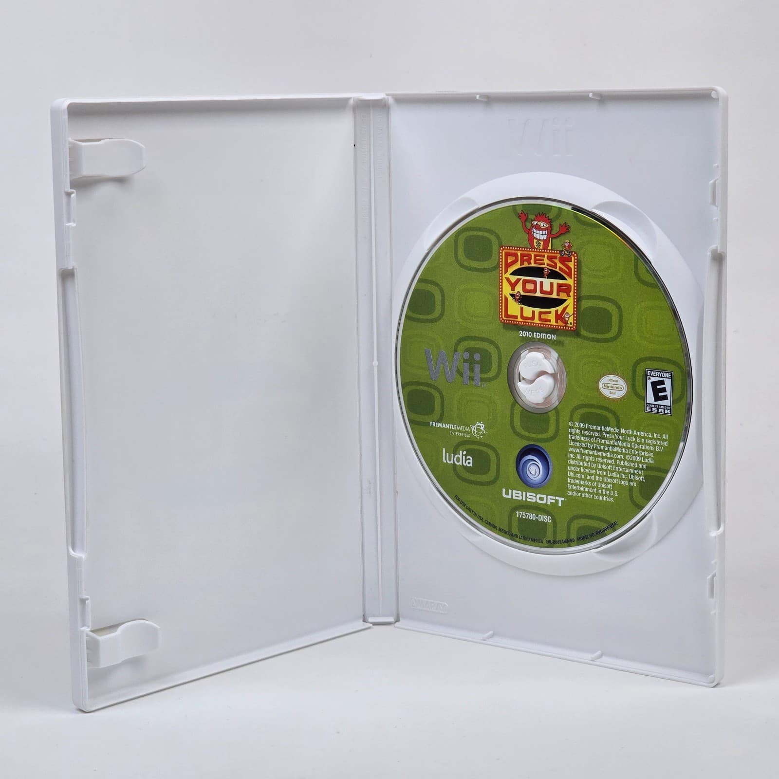 Press Your Luck: 2010 Edition (Nintendo Wii) Case & Disc - Thumbnail 2