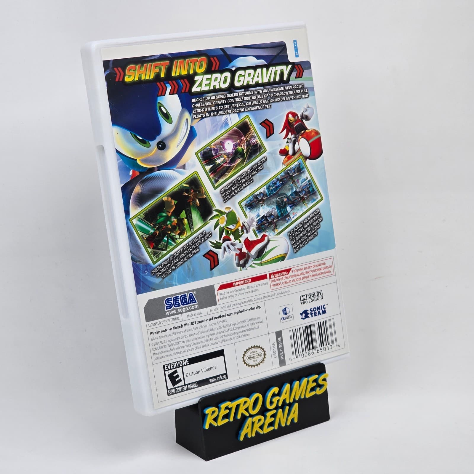 💿REFURBISHED Sonic Riders: Zero Gravity (Nintendo Wii) CIB COMPLETE💿 - Thumbnail 4