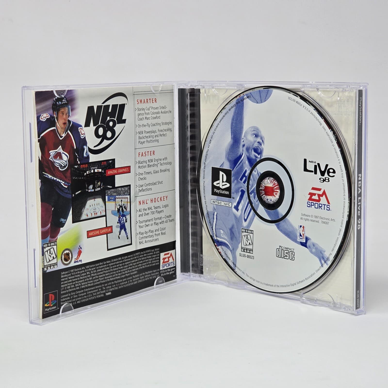 NBA Live 98 (PlayStation 1 PS1) CIB COMPLETE & TESTED - Thumbnail 2