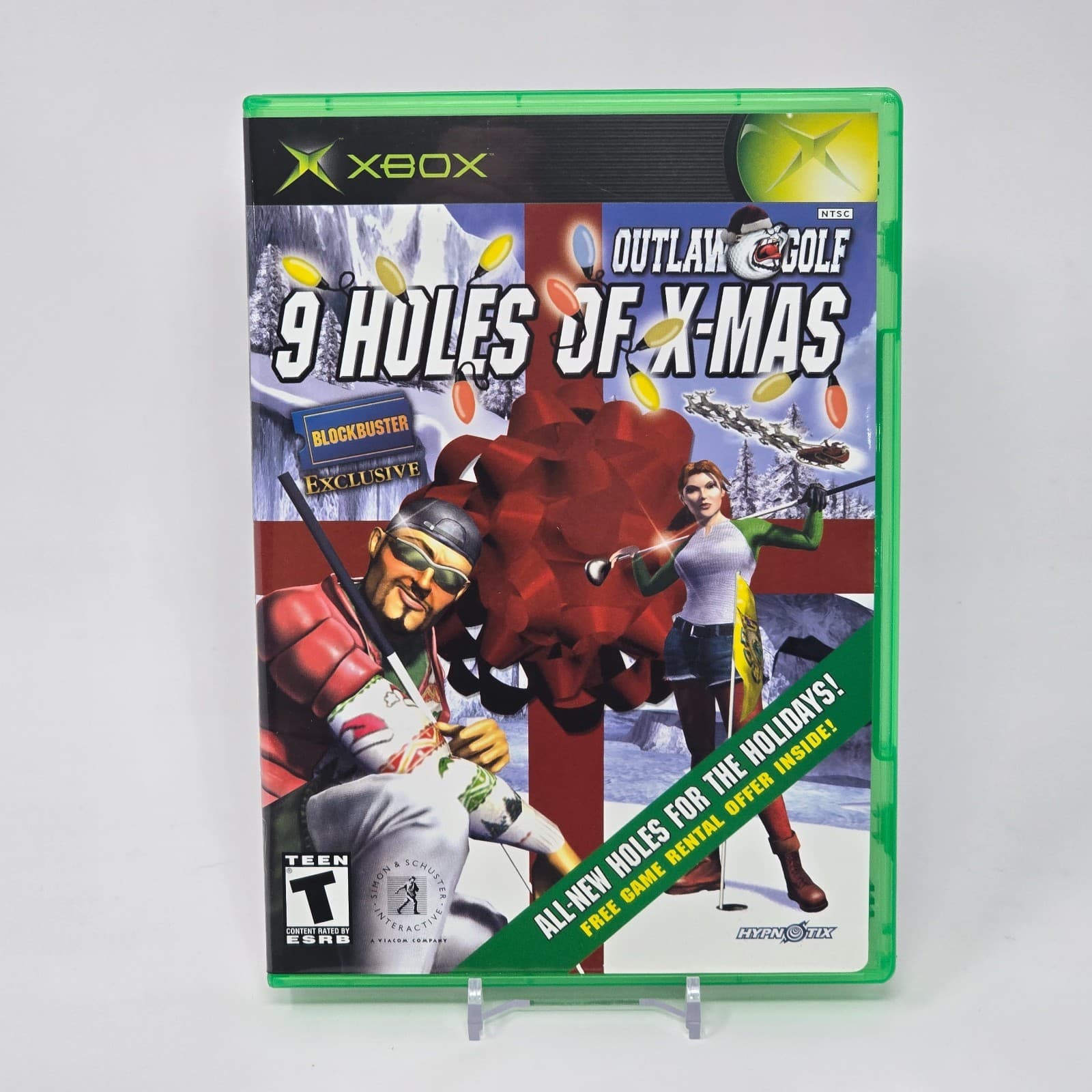 Outlaw Gold: 9 Holes of X-Mas (Original Xbox) Case & Disc TESTED