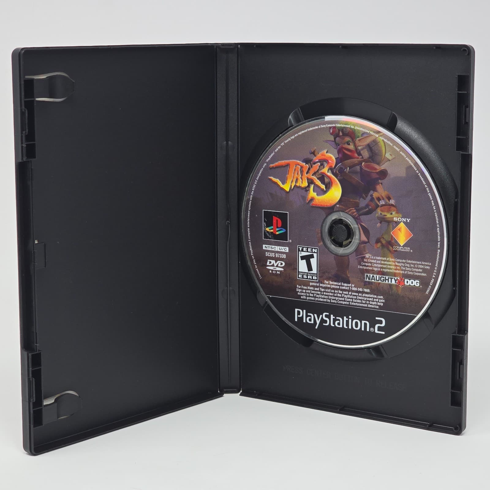 Jak 3 (PlayStation 2 PS2) Black Label Case & Disc TESTED - Thumbnail 2