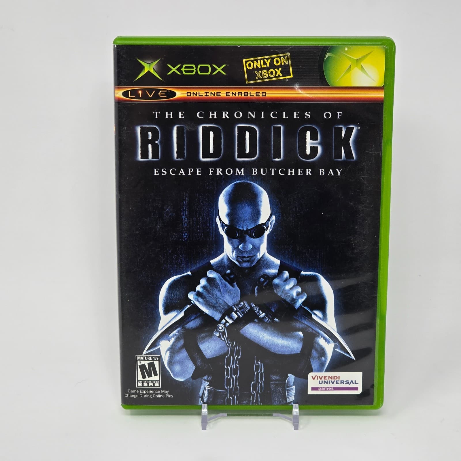 The Chronicles of Riddick: Butcher Bay (Original Xbox) CIB COMPLETE & TESTED