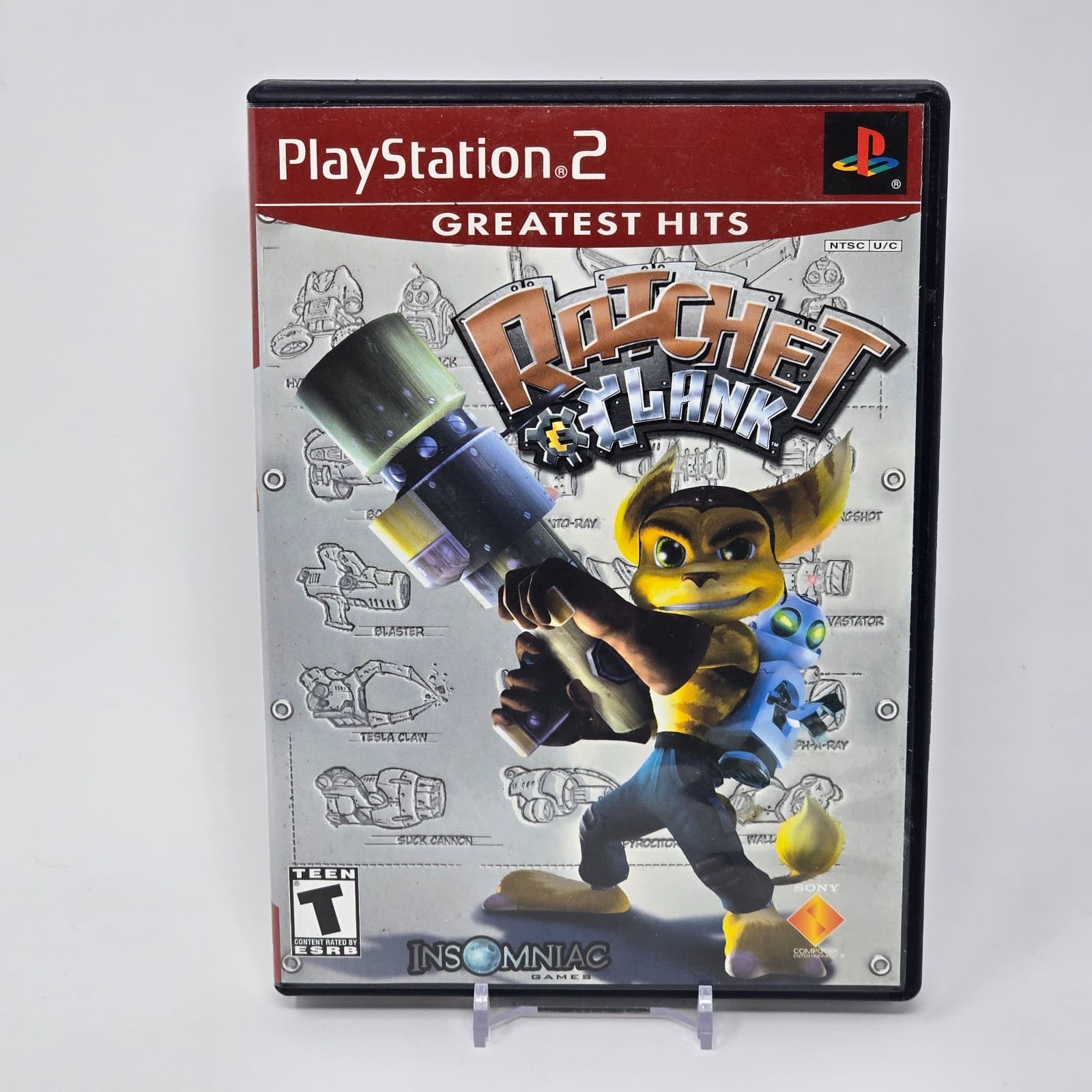 Ratchet & Clank (PlayStation 2 PS2) Greatest Hits Case & Disc TESTED