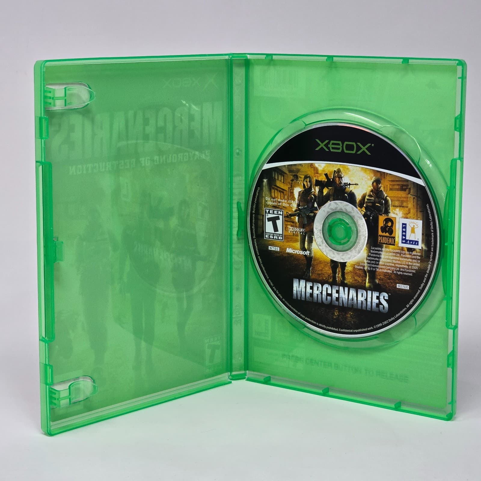 Mercenaries: Playground of Destruction (Original Xbox) Case & Disc TESTED - Thumbnail 2