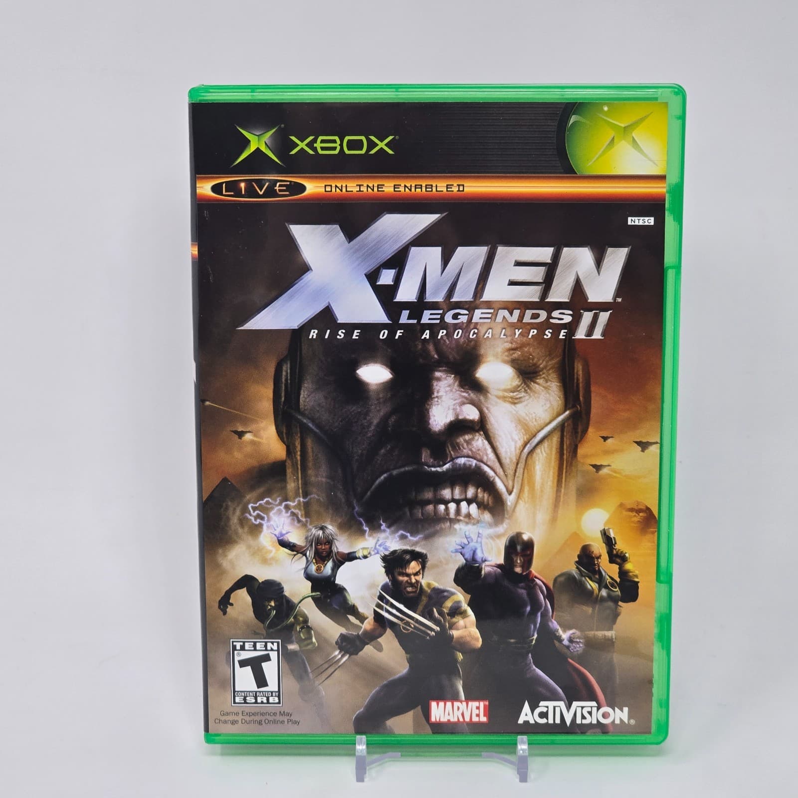 X-Men Legends II 2: Rise of Apocalypse (Original Xbox) Case & Disc TESTED