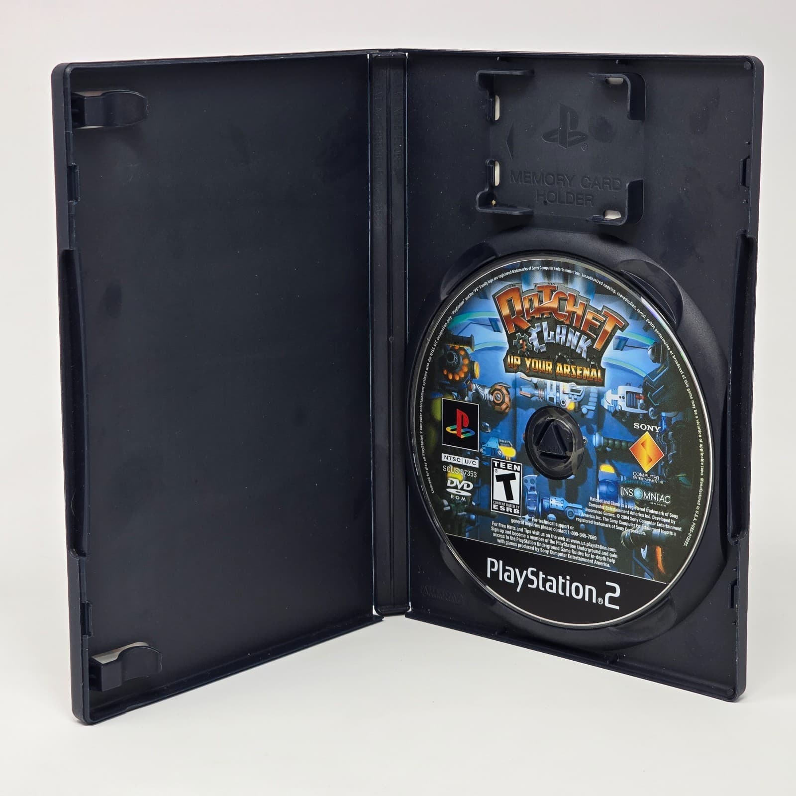 Ratchet & Clank: Up Your Arsenal (PlayStation 2 PS2) Black Case & Disc TESTED - Thumbnail 2