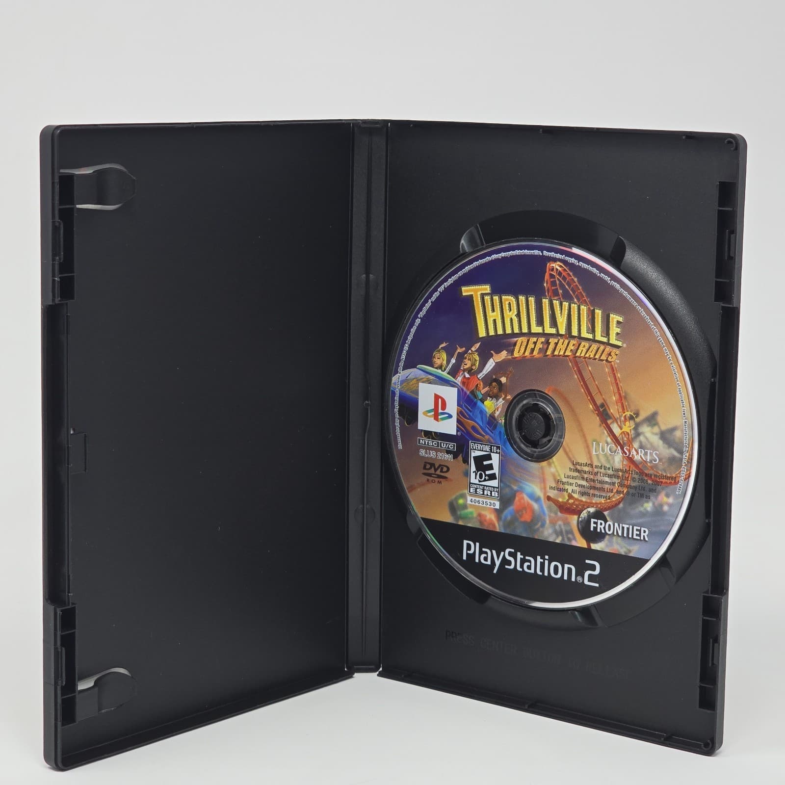 Thrillville: Off the Rails (PlayStation 2 PS2) Case & Disc TESTED - Thumbnail 2