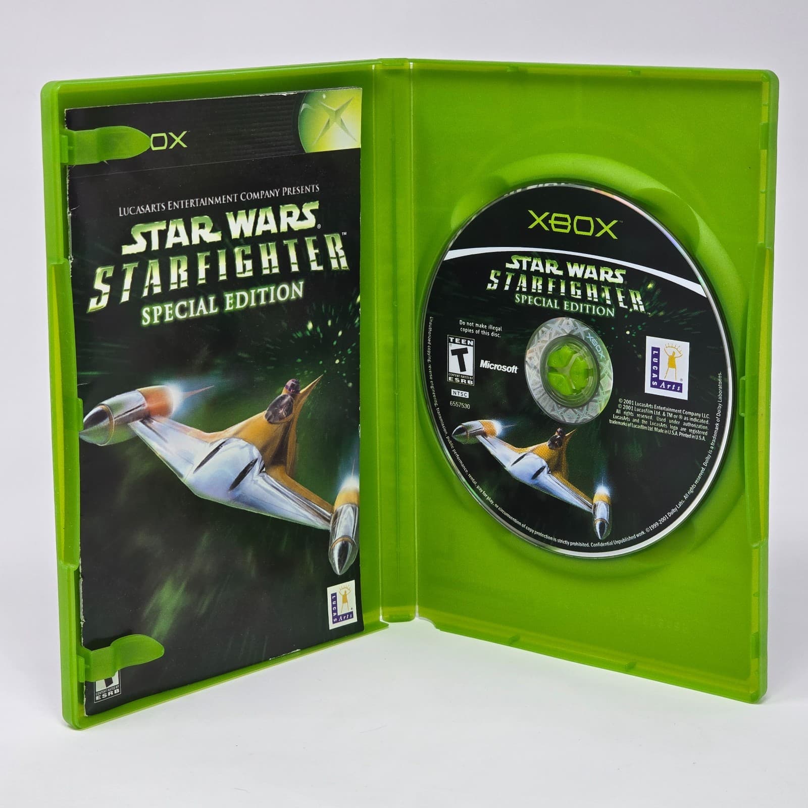 Star Wars: Starfighter Special Edition (Original Xbox) Black Label CIB & TESTED - Thumbnail 2