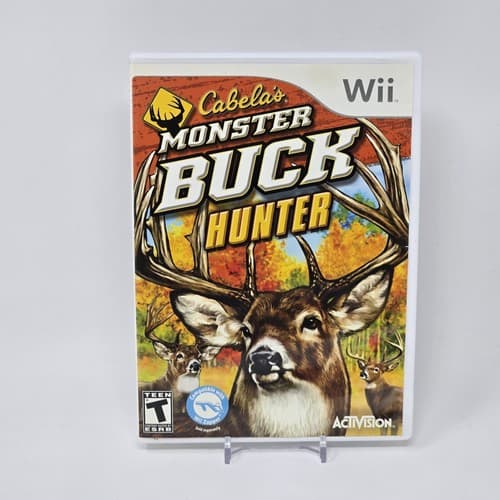 Cabela's Monster Buck Hunter (Nintendo Wii) CIB COMPLETE & TESTED