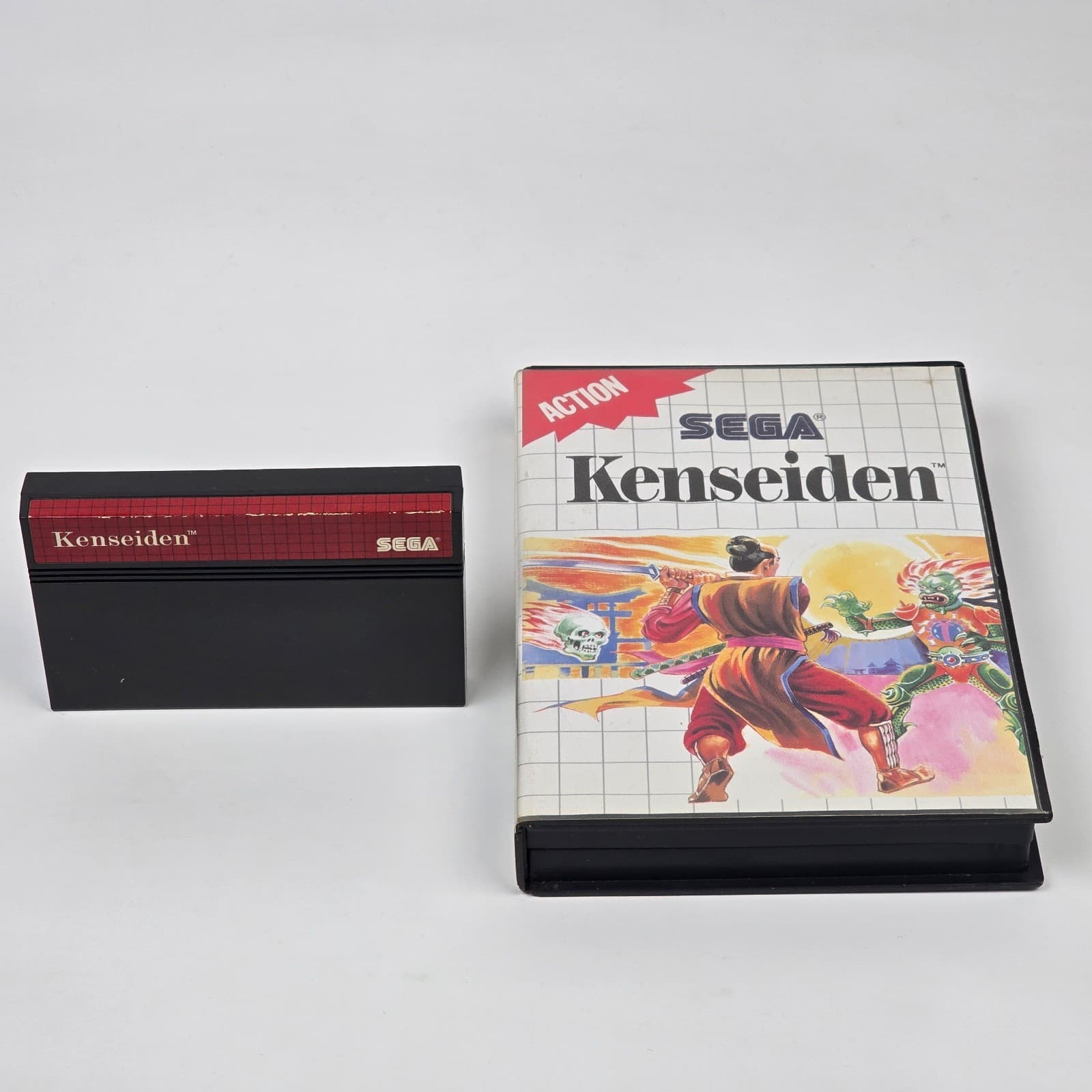 Kenseiden (Sega Master System) Case & Game TESTED