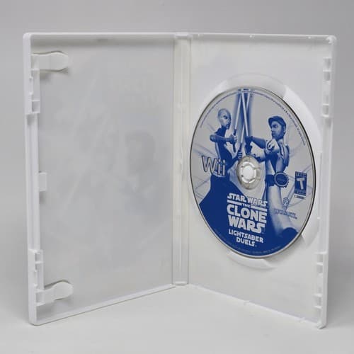 Star Wars: The Clone Wars Lightsaber Duels (Nintendo Wii) Case & Disc TESTED - Thumbnail 2