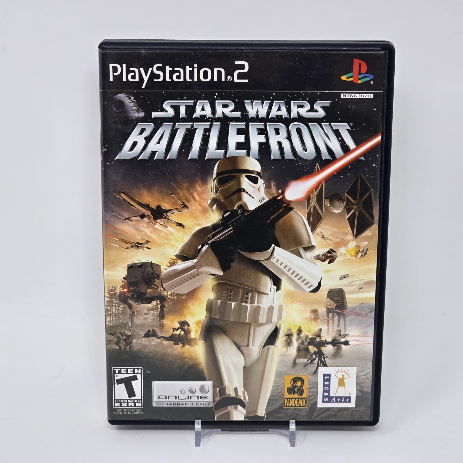 Star Wars: Battlefront (PlayStation 2 PS2) Black Label CIB COMPLETE & TESTED
