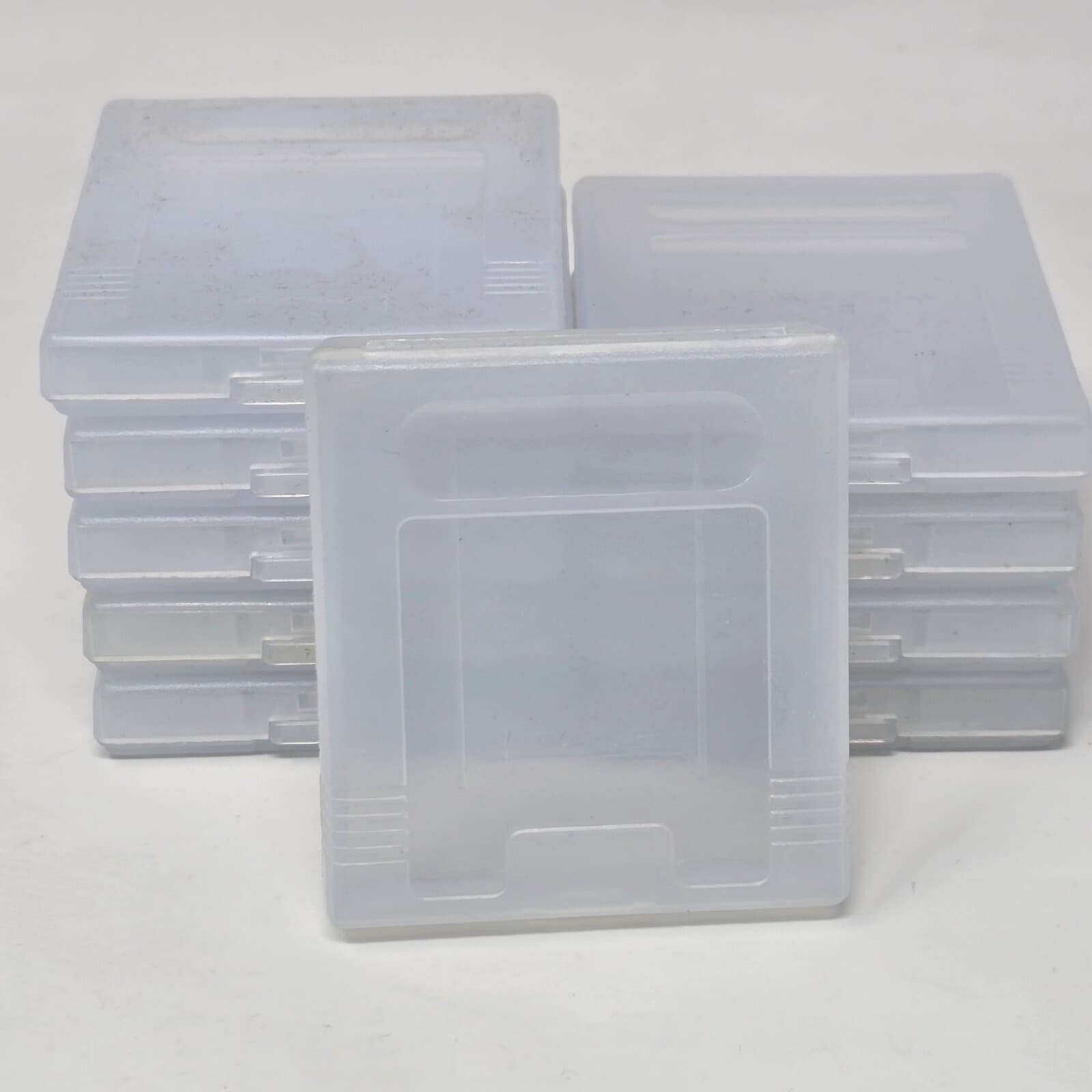 Lot of 10x Nintendo GameBoy OEM Clear Game Storage Cartridge Cases Dust Covers - Thumbnail 2