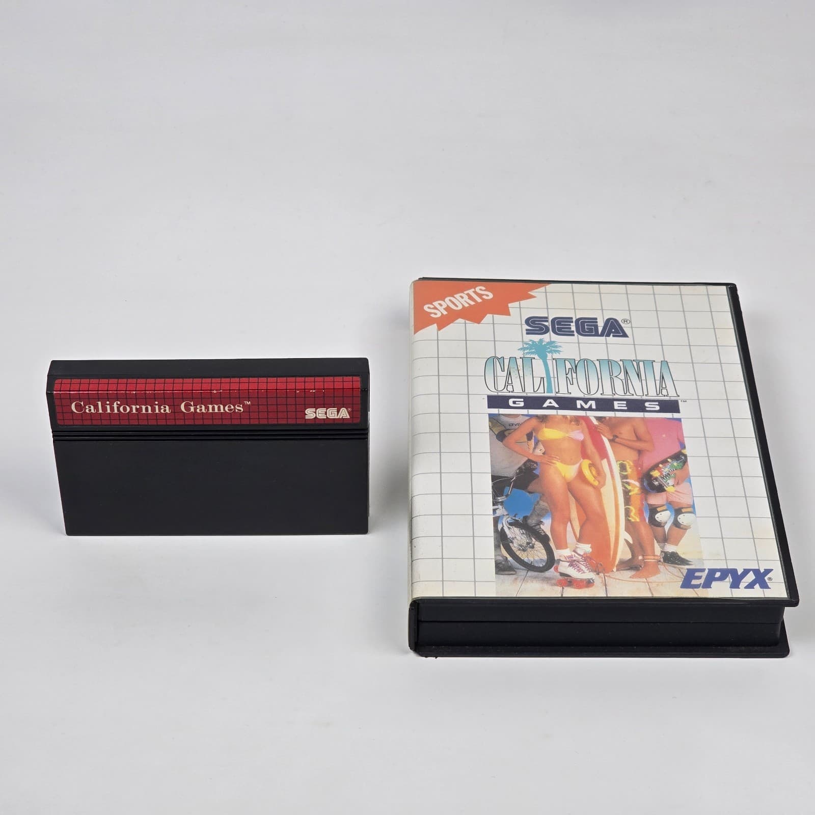 California Games (Sega Master System) Case & Game TESTED